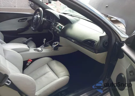 2007 BMW M6 из США, поврежденный, VIN WBSEK93587CS32620